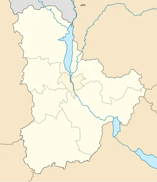 Brovary is located in Kyiv Oblast
