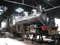 A locomotive at workshop