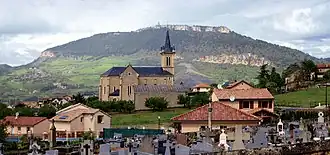 The centre of the village