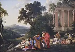 Laban Searching Jacob's Baggage for the Stolen Idols