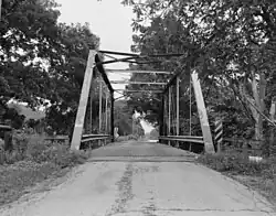 Lamb's Creek Bridge, a historic landmark in Adams Township