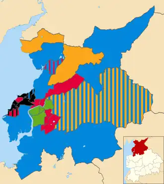 2019 results map