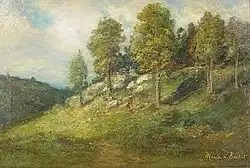 Landscape by Marie a'Becket in Maine's Portland Museum of Art