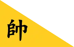 Pennant of the President of Lanfang[10][note 4]