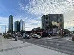View of Lansing from Sheppard Avenue and Yonge Street in 2021