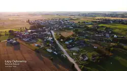 Aerial photo of Łapy-Dębowina