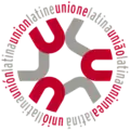 Logo of Latin Union Unió Llatina (Catalan) Union Latine (French) Unione Latina (Italian) União Latina (Portuguese) Uniunea Latină (Romanian) Unión Latina (Spanish)