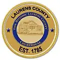 Official seal of Laurens County