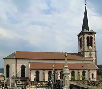 The church in Laval-sur-Vologne