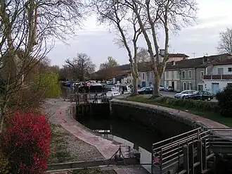 Gardouch lock on the Canal du Midi