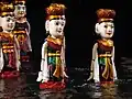 Water puppets at Thang Long Theater