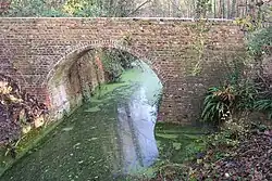 Canal alongside the glazing mill