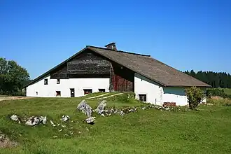 Du Grand Cachot farmhouse near La Chaux-du-Milieu village