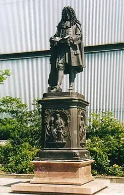 Leibniz Monument in Leipzig (1883)