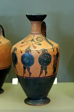 Shoulder lekythos
