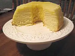 Lemon chiffon cake