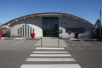 The town hall in Les Écorces
