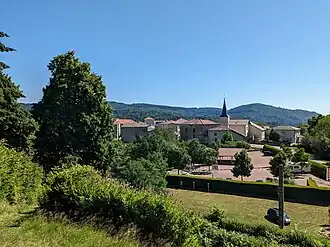 The view of the village from the oratory
