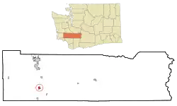 Location of Winlock, Washington