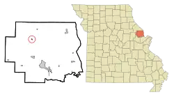 Location of Silex, Missouri
