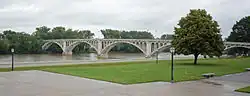 Lincoln Memorial Bridge over the Wabash River near the George Rogers Clark National Historical Park