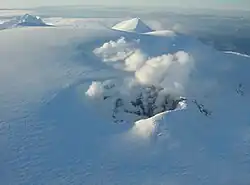Degassing at a subglacial volcanic fissure, Makushin volcano, Alaska