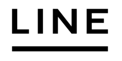 The word "line" in monospaced black capital letters with a