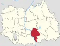 Location of Lisui Town within Shunyi District