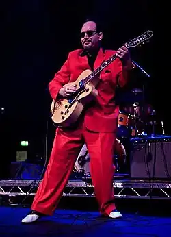 Little Victor in 2015 at Sun Records 63rd Birthday Bash at The O2 Arena in London, England