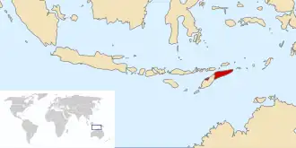 East Timor in South East Asia
