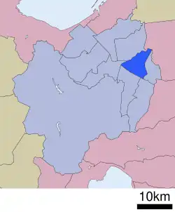 Location of Shiroishi-ku in Sapporo