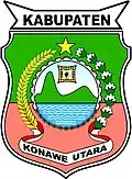 Coat of arms of North Konawe Regency