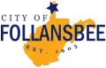 Official logo of Follansbee, West Virginia
