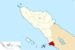 Location within Aceh