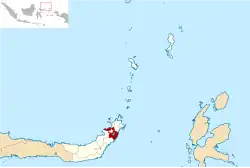 Location in North Sulawesi