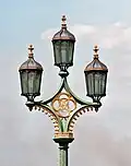 Street lamps on the bridge