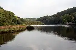 Lopwell weir, highest point of navigation