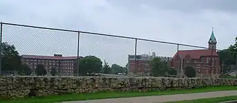 Beckman Hall (left) and Hoffmann Hall (right) (2004)