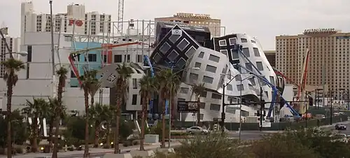 During construction in October 2009