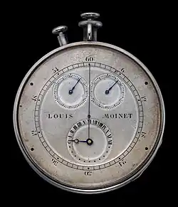 The first ever chronograph. A chronograph combines the functions of a stopwatch and a standard watch.