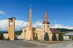 Skyline of Ľubiša in Slovakia