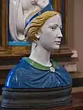 Bust of a Saint from the pharmacy of the convent of San Marco, Florence, 1465–1470, Bargello, Florence