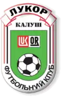 Emblem of FC LUKOR Kalush, note that the name is spelled as Luk and Or