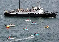 Oldenburg in Bideford Harbour