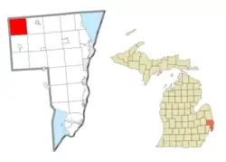 Location within St. Clair County