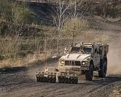 M-ATV (with mine roller attachment) with TerraMax