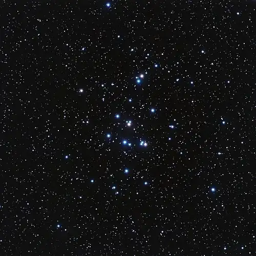 Widefield image of the Beehive Cluster