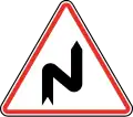 101.3 Succession of curves, first to right