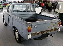 Rear view of pickup