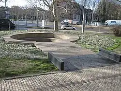 Memorial of Jenny Holzer to Goerdeler at the New Town Hall